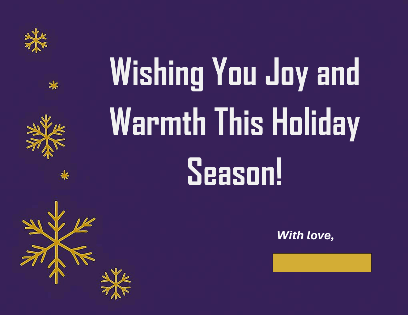 Holiday Card Festive Greeting | Free Word Download