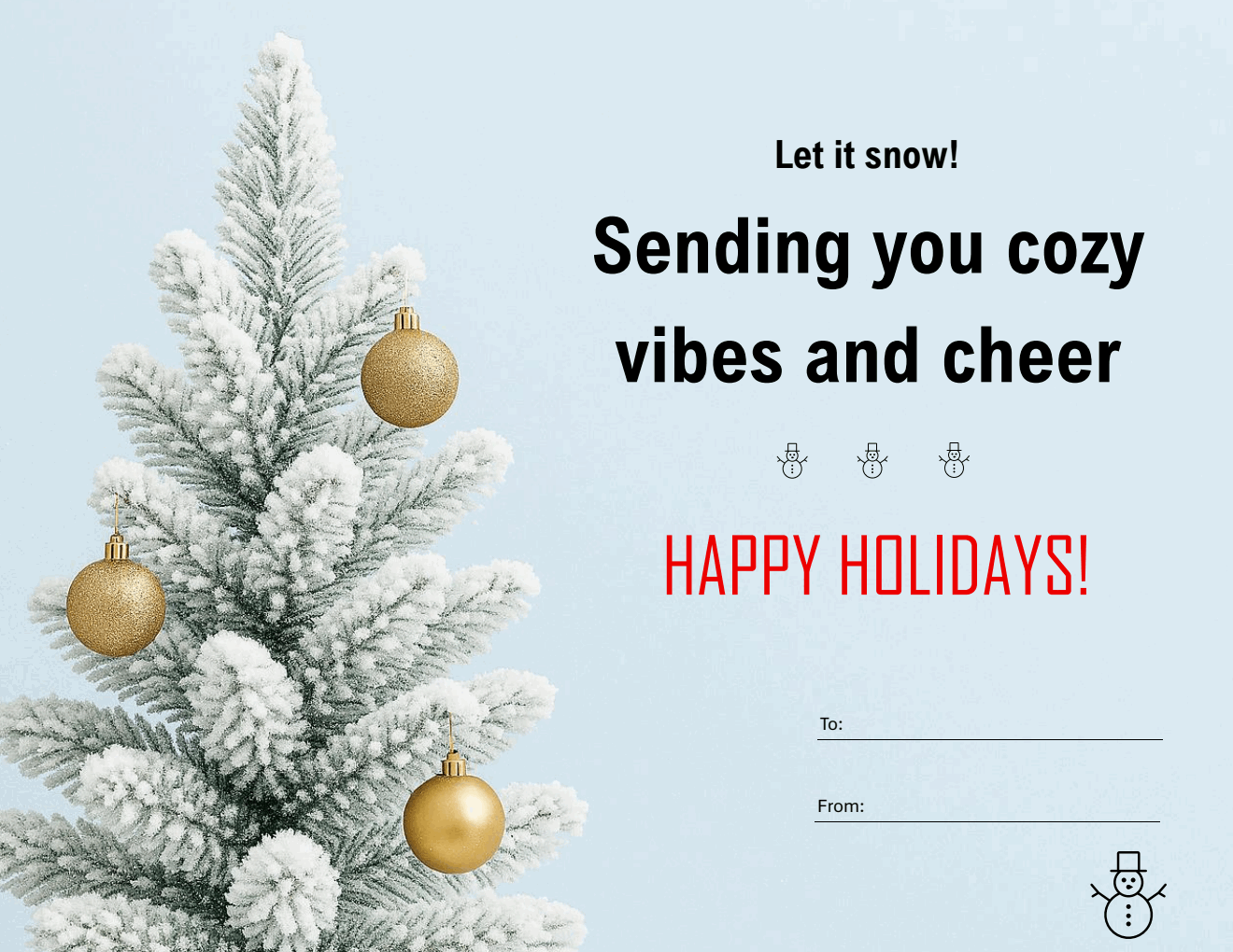 Christmas Card | Free Word Download