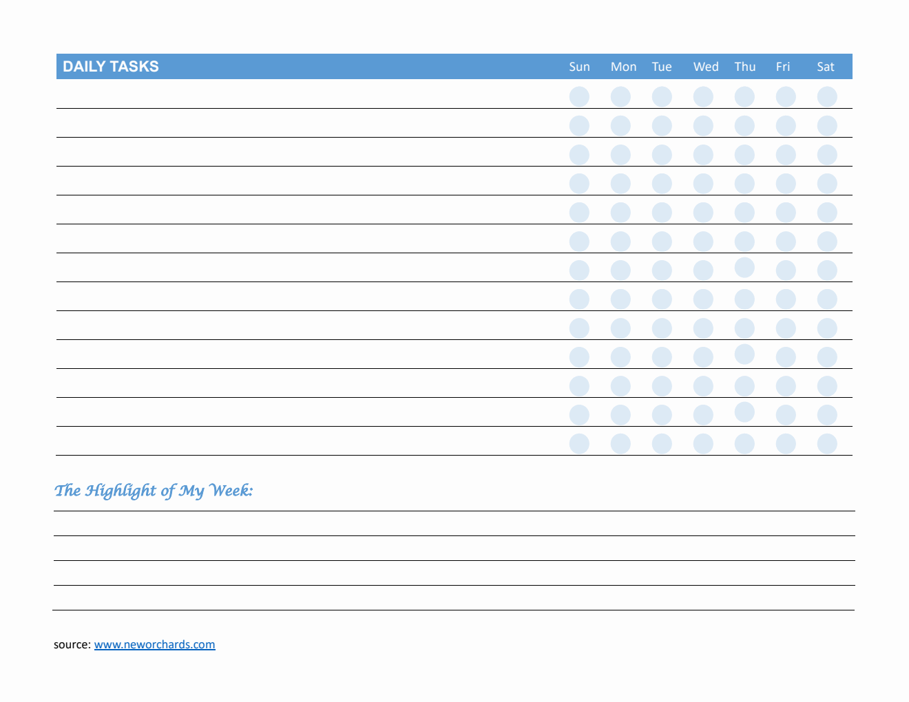 Free  Daily To-Do List Template in Word
