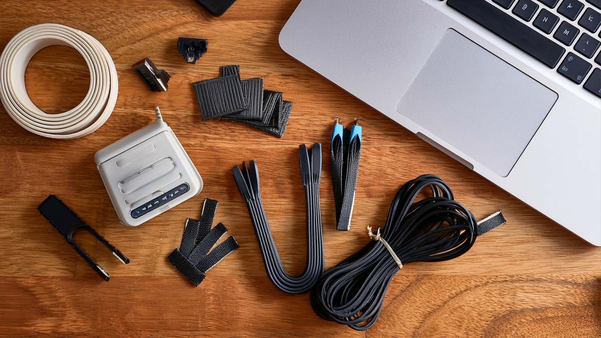Flat Lay Cable Organizers