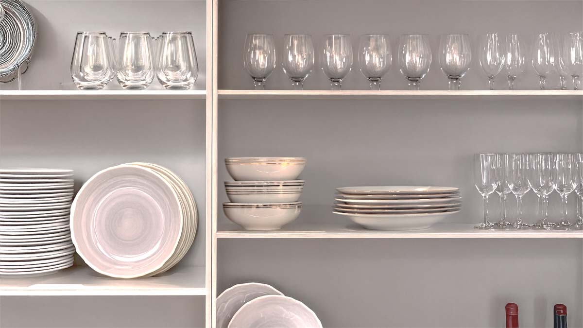 Kitchen Open Shelving Storage