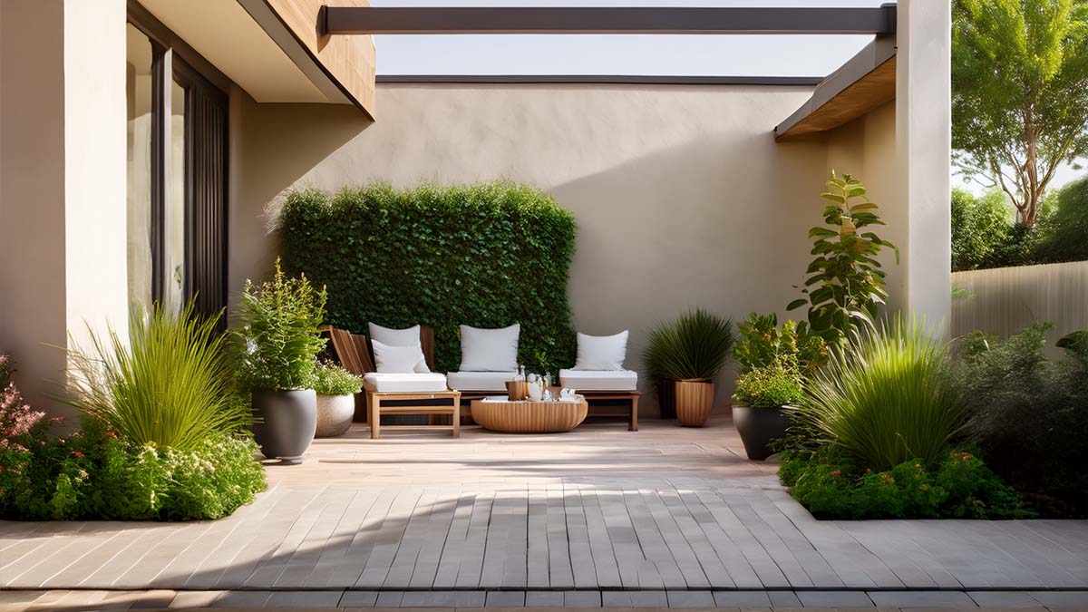 Minimalist Outdoor Patio