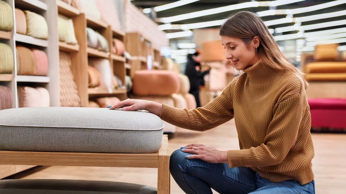 Woman Buying Furniture