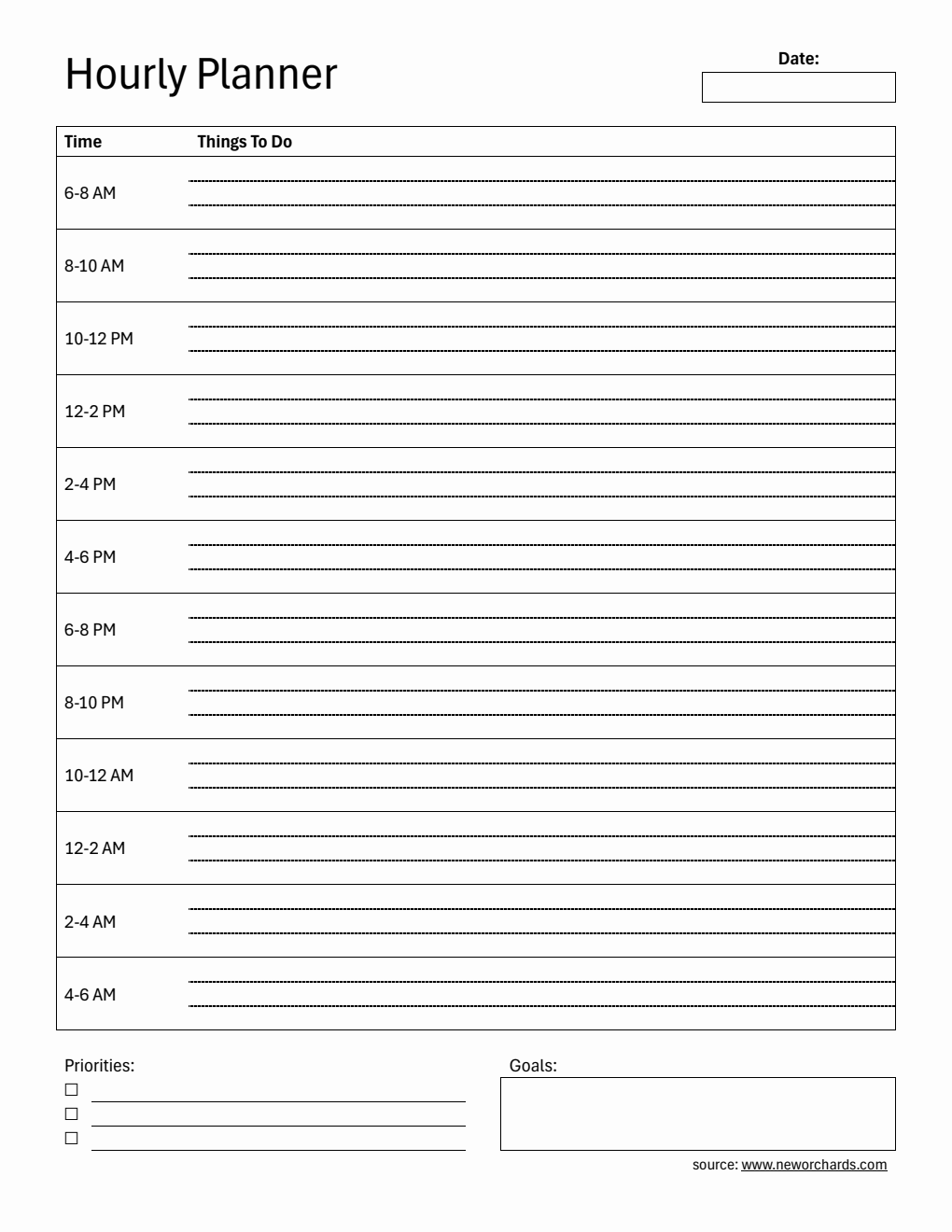 Free Printable Study Planner in PDF