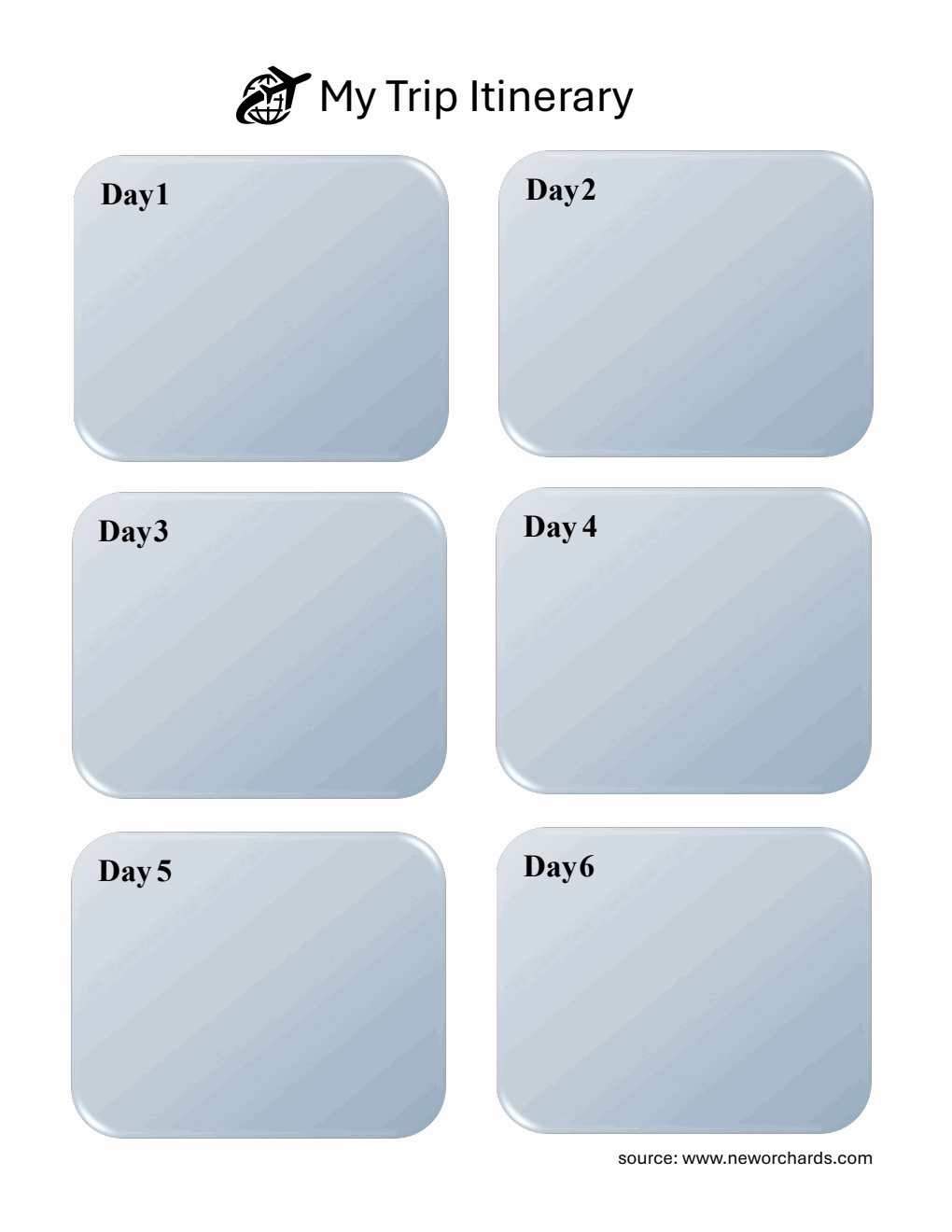  Trip Plan Template | Free PDF Download